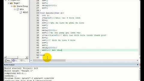 Bài 18 LCD 1602 Giao Tiếp AT89C51   Hiệu  Ứng  Chạy Chữ