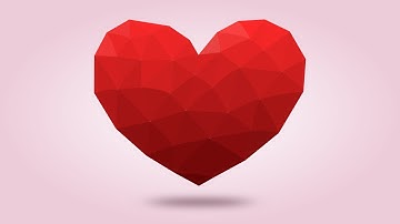 How to make Low poly Heart