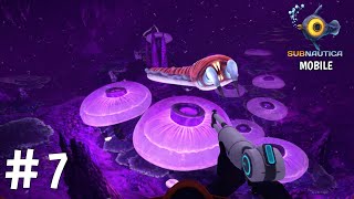 Exploring and finding new blueprints in purple mushroom biome Subnautica mobile #7 