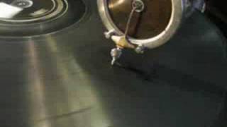 BIG PATHE PHONOGRAPH WITH LARGE RECORD