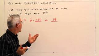 E3--More on The Euclidean Algorithm