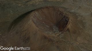 The Active Volcano in the Canary Islands; Fuerteventura