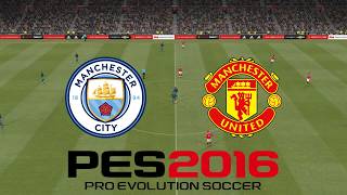 Manchester City vs Manchester United | Pro Evolution Soccer 2016 (PES 2016) / Winning Eleven 2016 screenshot 2