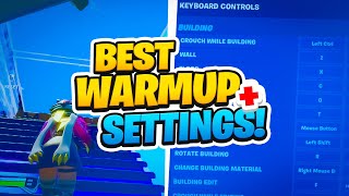 Best SETTINGS & Warmup Routine for Competitive Fortnite | PWR Muz