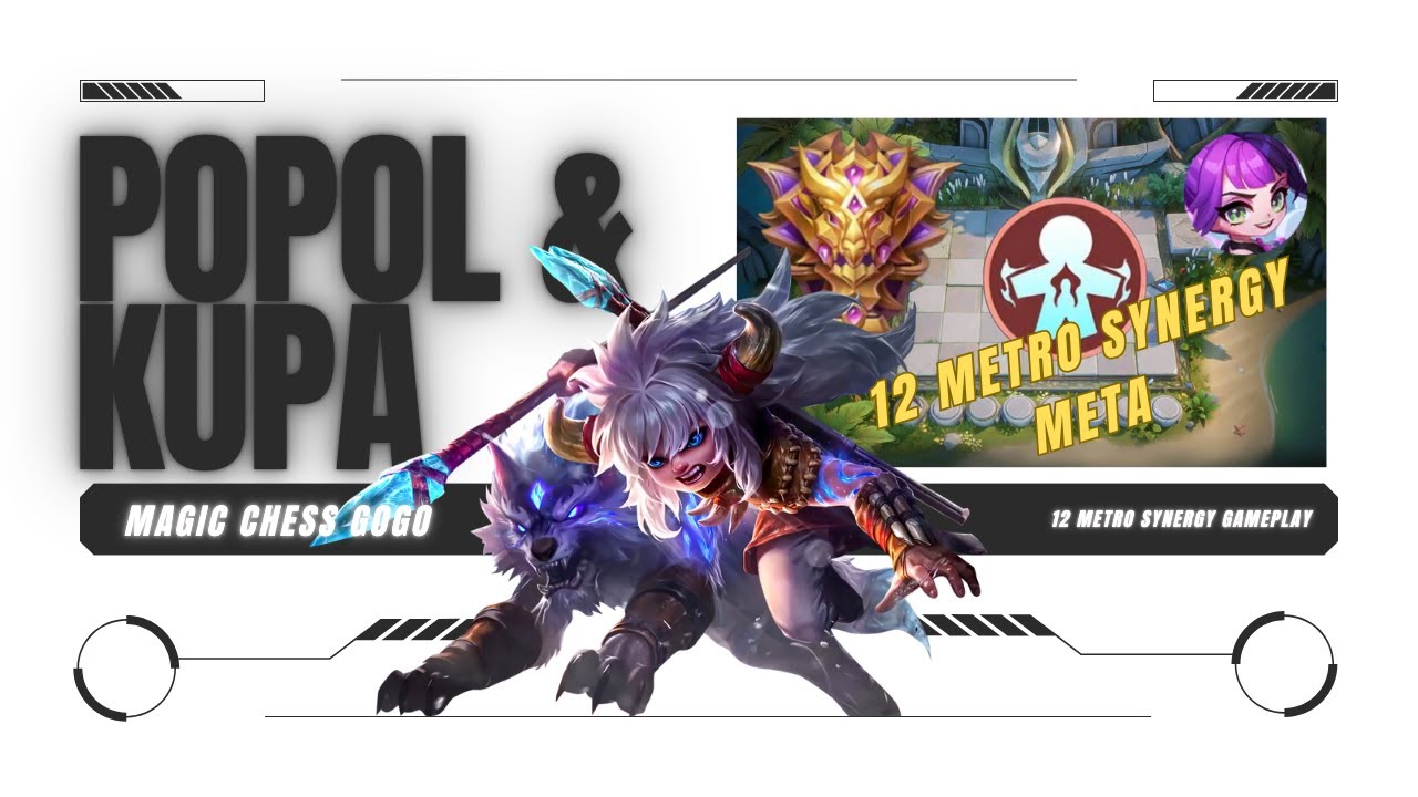 Popol & Kupa Commander Gameplay (12 METRO SYNERGY) - with LOFI background music