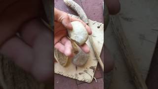 Black tail shaft punch Dacite Clovis 5