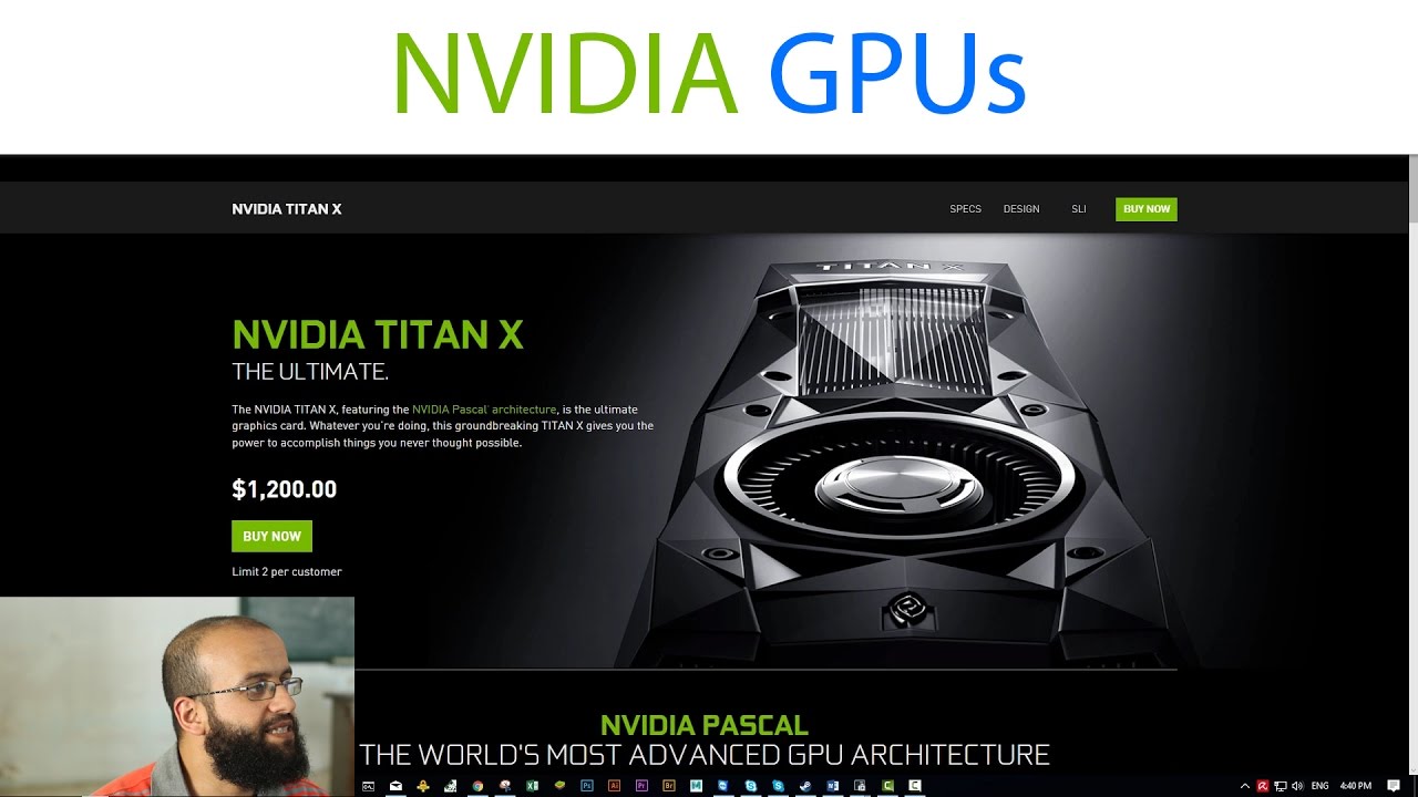 ج1 كروت الجرافيك من أنفيديا وكيف أختاربينها  NVIDIA GPUs and how to choose -P1