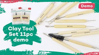 Clay Tool Set 11pc demo