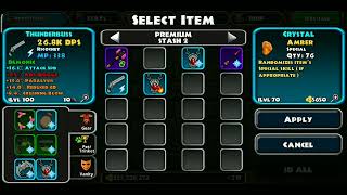 How to change skill and class on a weapon in dungeon quest