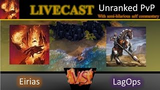 BattleForge Livecast #5--LagOps Whups on Me