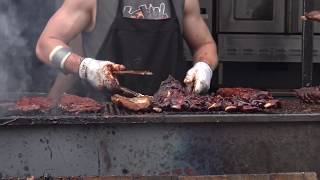 Yonge/Dundas Square Rib Fest in Downtown Toronto