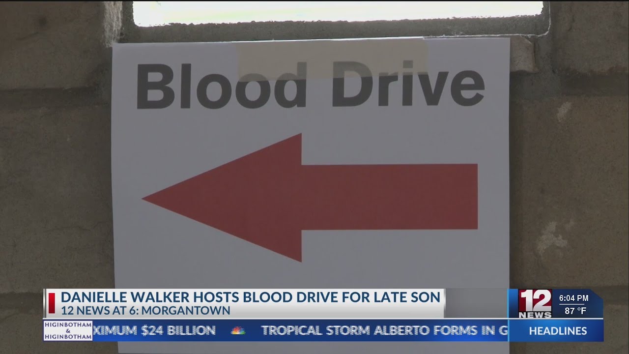 Former Del. Walker holds blood drive in memory of late son