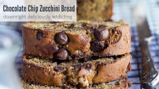 Moist Chocolate Chip Zucchini Bread Recipe