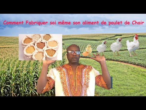 Comment Fabriquer soi même son aliment de poulet de Chair, Formation: fabrication aliment de poulet