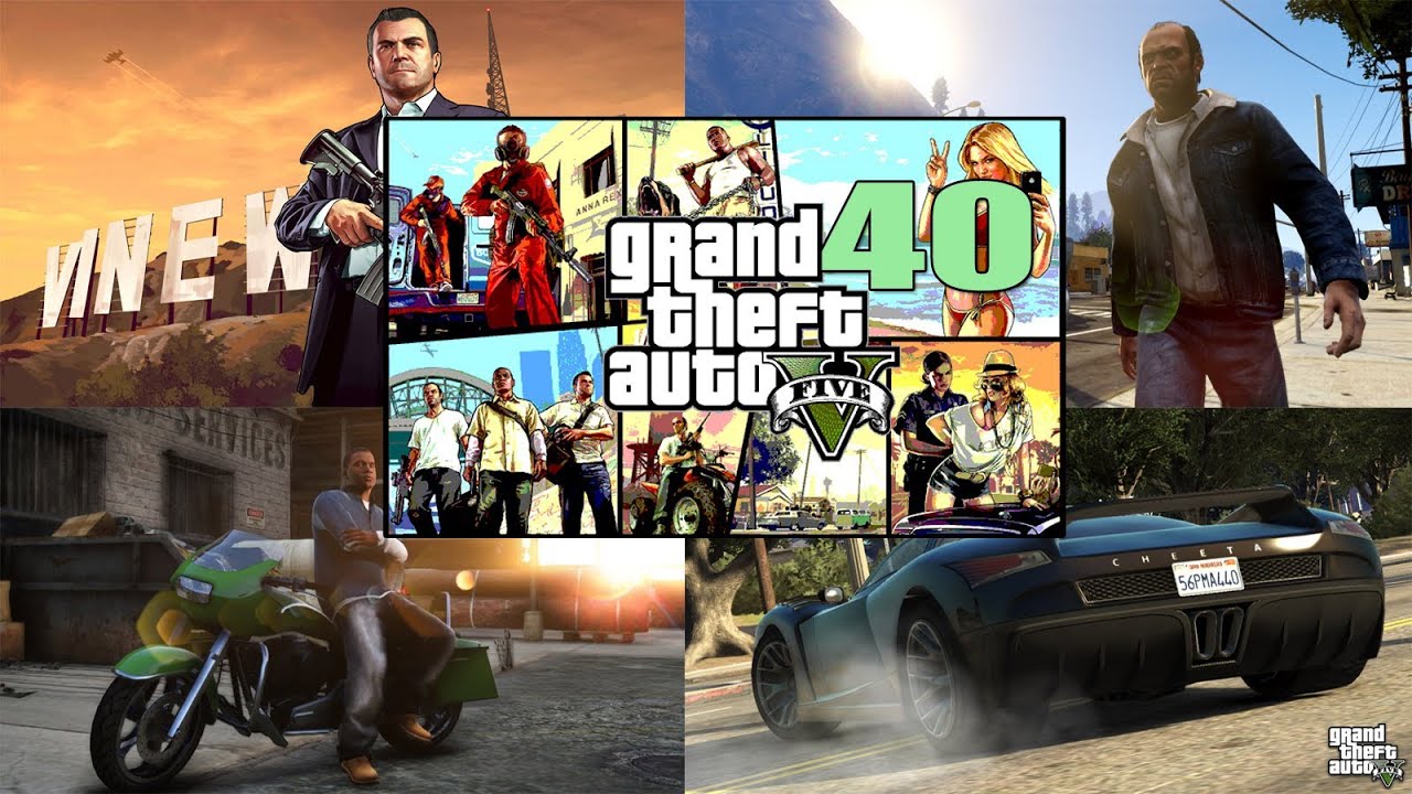 Grand Theft Auto Five Walkthrough Part 40 The Big Score YouTube