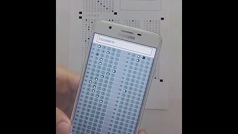Scan multiple choices question with OpenCV and Android? - Cham trac nghiem bang dien thoai