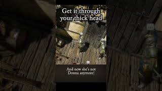 get it through your thick head — Divinity: Original Sin 2 dialogue scene