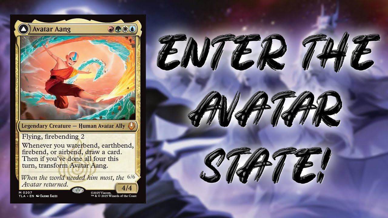 avatar aang mtg commander deck Magic: The Gathering | Avatar: The Last Airbender Commander's Bundle Master of ElementsFlyingSpells you cast cost WUBRG less to cast.At the beginning of each upkeep Does Avatar Aang make sense