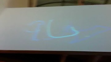 Kinect Graffiti Test - Kinect Core Vision + TUIO Processing