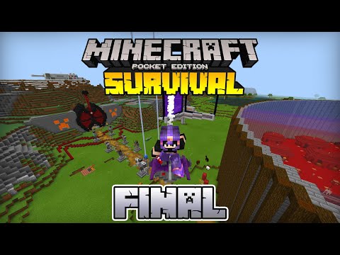 HER MACERANIN SONU! | Minecraft PE Survival Bölüm 50 [Final]