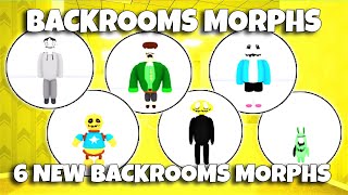Roblox - Find The Backrooms Morphs - 6 New Backrooms Morphs