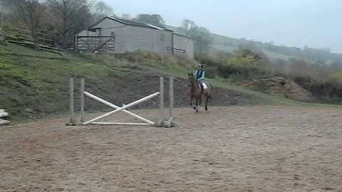 duke and sarah - Jumping