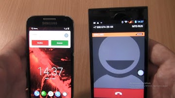 Incoming call & Outgoing call at the Same time Samsung Galaxy S4 mini android 11+Doogee Turbo DG2014