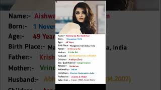 Beautiful Actress Aishwarya Rai Bachchan