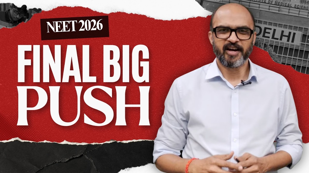82 Days Remaining - Exact Strategy to get a BIG NEET 2026 Score Jump | LIVE @ 06:00 p.m.