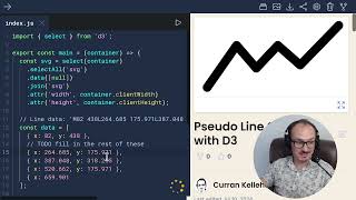 Pseudo Line Chart with D3.js