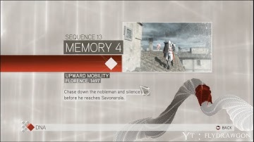 Assassins Creed II Walkthrough Sequence 13 memori 4 Upward Mobility