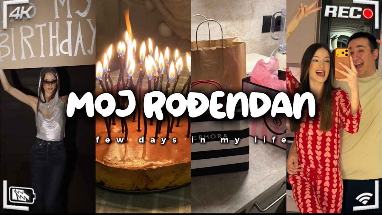 Moj 27. rođendan vlog ❤️ pokloni/slikanje/polomljeni luster 😵‍💫