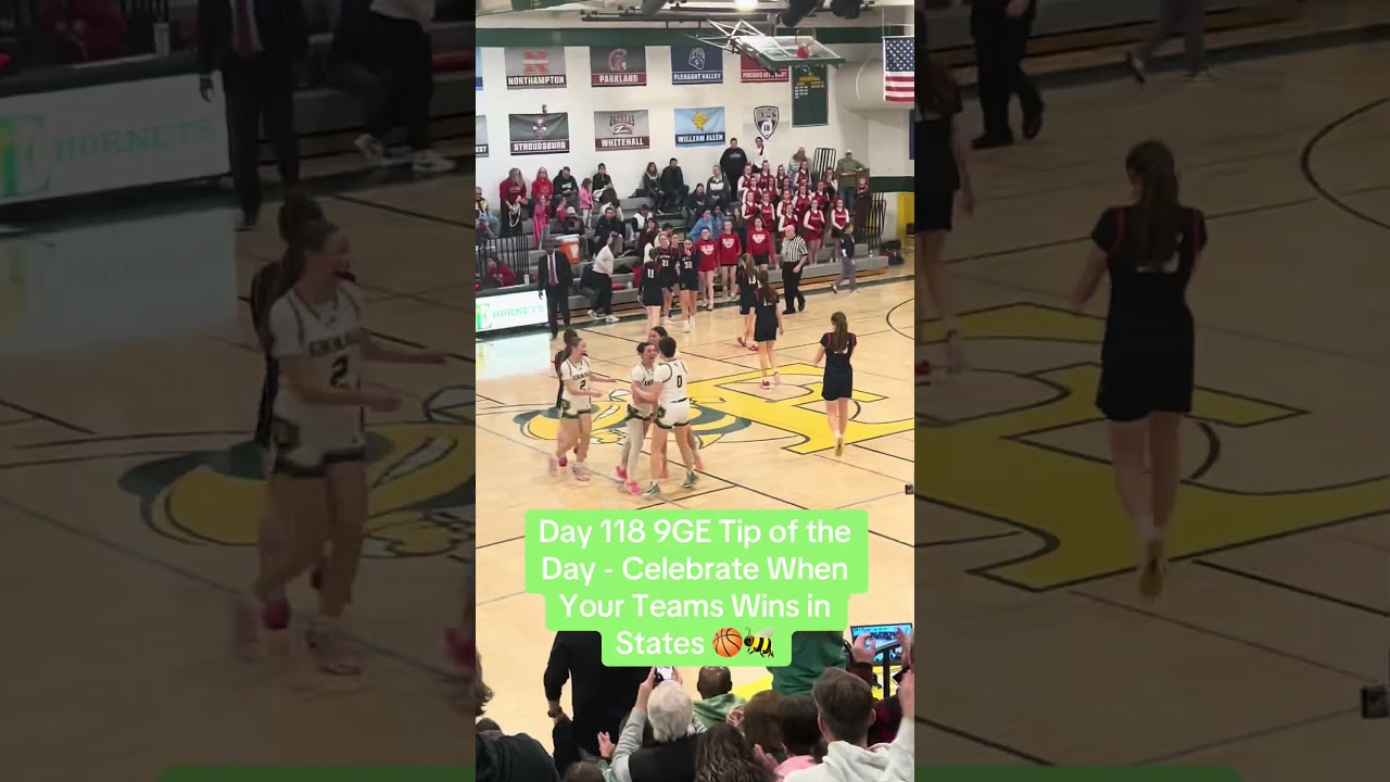 Cheering on a winning team always makes for a memorable #9thgradeexperience