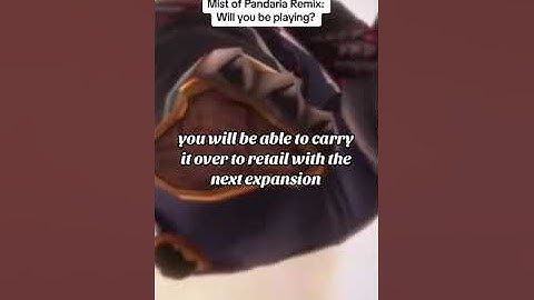 Mist of Pandaria Remix coming patch 10.2.7 season four world of Warcraft.