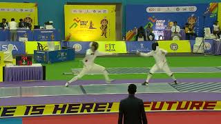 Fencing 🤺 Final, Boy's Team Epee Event | Khelo India Youth Games 2023