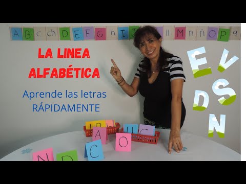 Como aprender las letras del abecedario | La Linea Alfabética