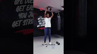 Full Kettlebell Workout |🔥Burn Fat &amp; Build Strength 💪🏽 #shorts #gymlife #fitnessmotivation #gymgirl