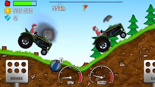 Hill Climb Racing-Tractor in Forest#hillclimbracing screenshot 3