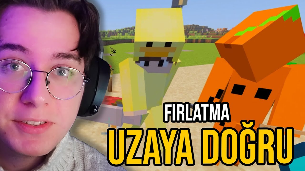 Yusufte, Doğukan Adal'ı Fırlatıyor - Minecraft SMP