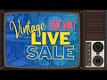 Live Vintage Sale! New Halloween Merch and More!