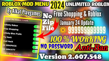 (✅️MOD MENU) Roblox Mod Apk v2.605.660 - Unlimited Robux & Speed_Fly_Jump Hack 2024 @Alkaf_Playgames