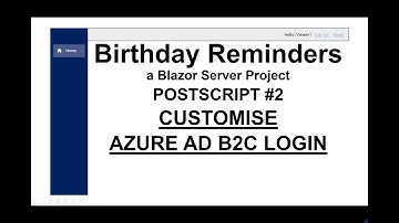 How to customize Azure AD B2C login