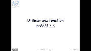 Langage C -  Utiliser une fonction prédéfinie