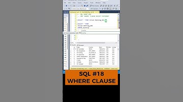 WHERE Clause + Filtering 🎯 | Master SQL in Seconds! #SQL📊 #LearnSQL📘 #DataQuery🔍 #Shorts🎬