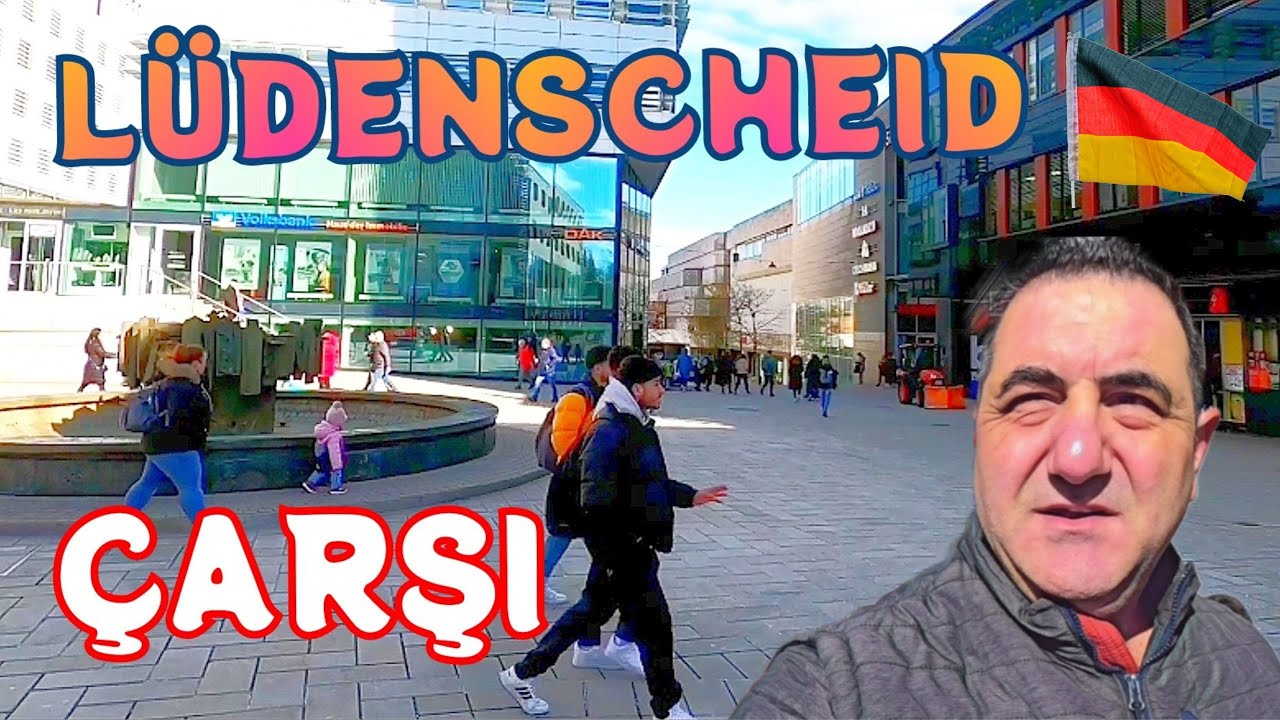 🇩🇪LÜDENSCHEID - Almanyada Kasaba ve Köy hayatı | Çarşı Pazar gezisi