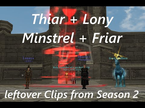 (part 2) leftover clips from DAoC Eden Season 2 / Minstrel + Friar 2vsX