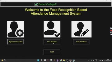 Attendance Management System using Face Recognition