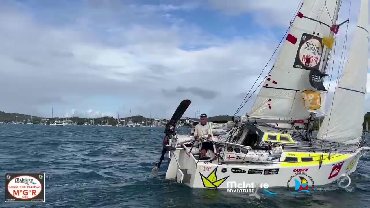 Historic LIVE Arrivals - 24,000 Miles Solo – Keri Harris 4th Finisher in the Mini Globe Race