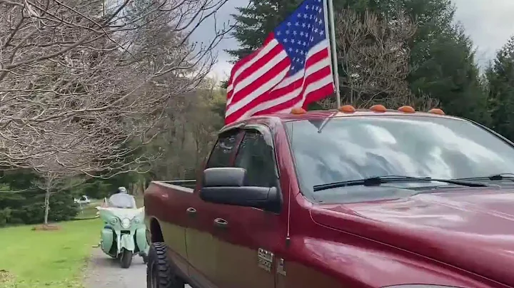 WWII veteran, 97, gets surprise drive-by birthday