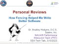 Personal reviews how fencing helped me write better software